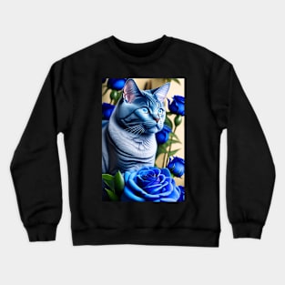 British Blue Cat Crewneck Sweatshirt